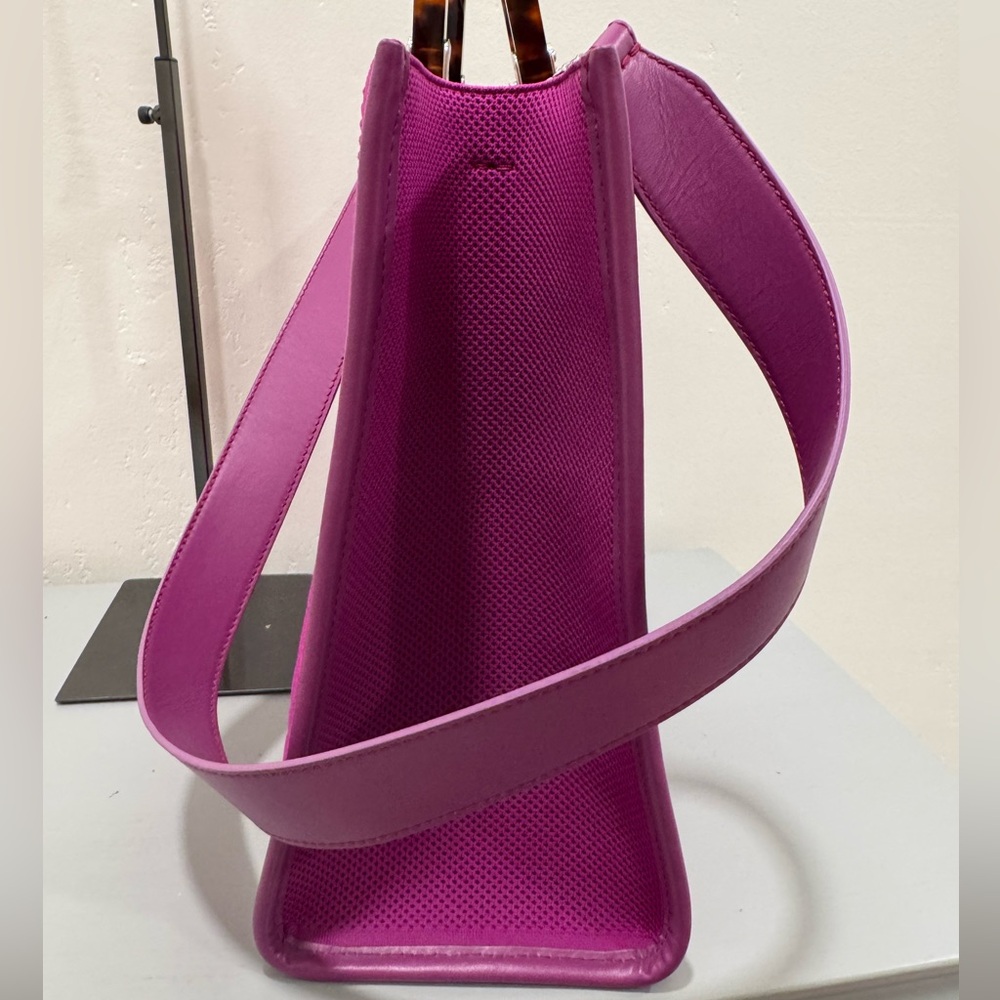 Fendi Magenta Zucca FF sunshine Tortoiseshell Handles - Picture 6 of 10